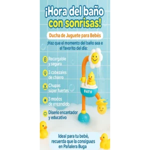 Regadera de Baño Infantil Recargable