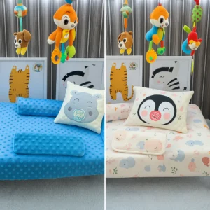 Cama Antirreflujo Diseño Animalitos, Suave y Antialérgico