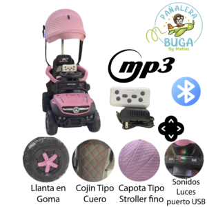 Carro Eléctrico Infantil con Capota