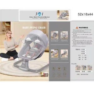 Silla Mecedora Eléctrica 3 en 1 para Bebés