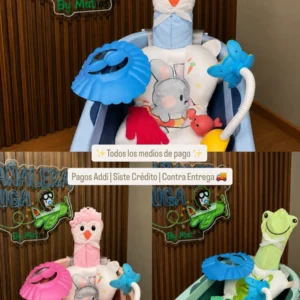 Bañera plegable con accesorio